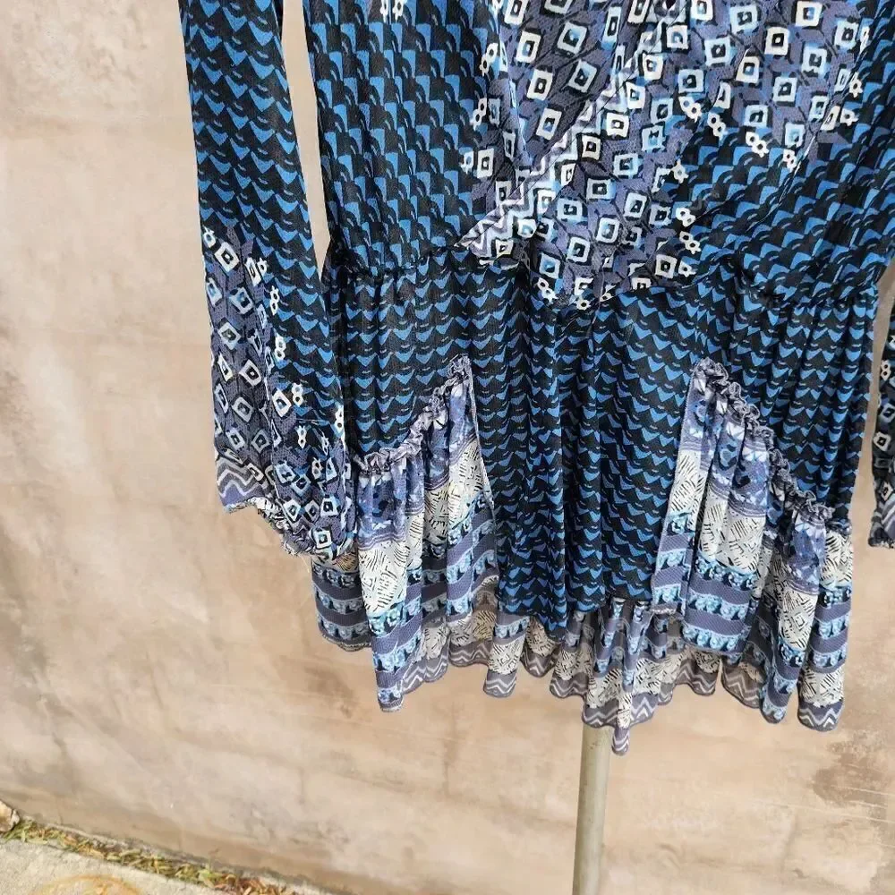 Free people into the mystic top blue colorway